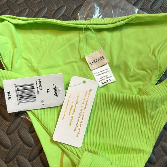 L*SPACE Camacho Bikini Bottom Color Cucumber Size XL - Picture 14 of 14